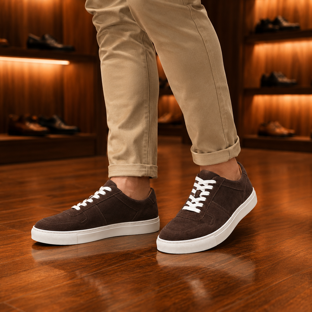 Modern Suede Casual Sneakers