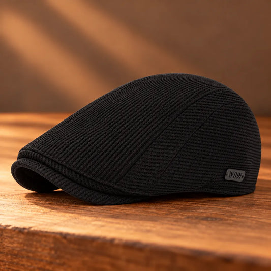 Classic Knit Flat Cap