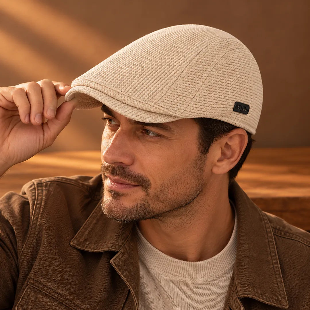 Classic Knit Flat Cap