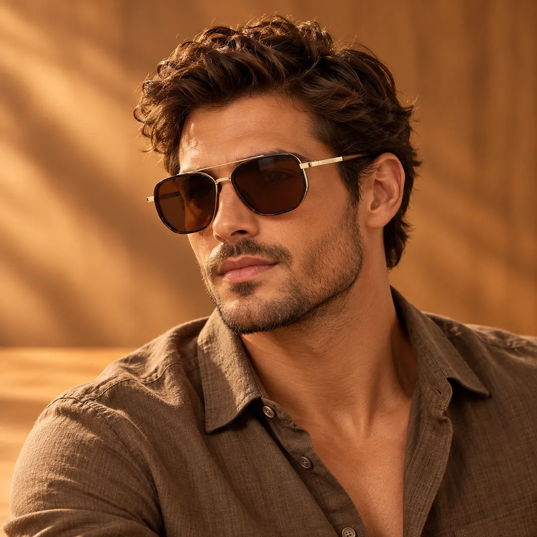Clean Double Bridge Sunglasses