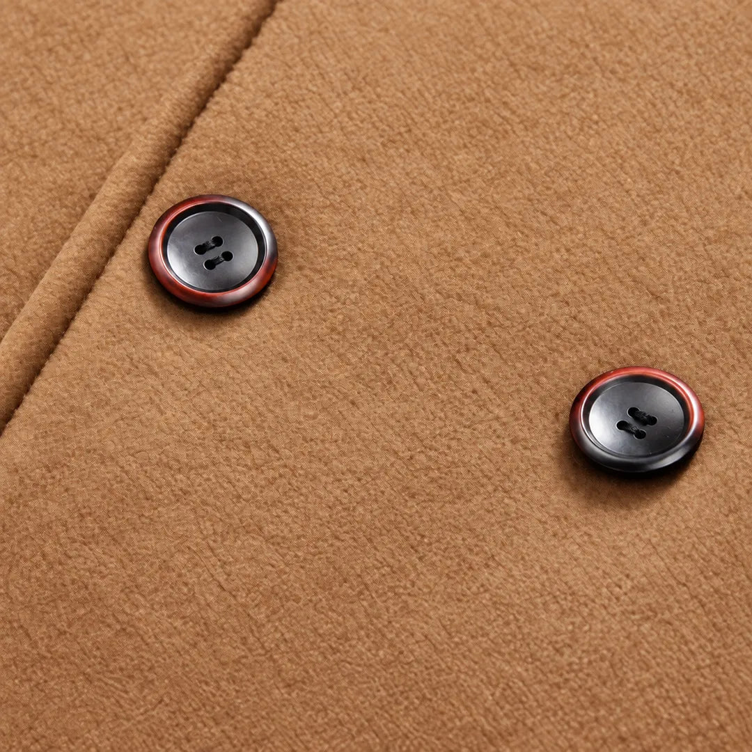 Double-Breasted Long Coat