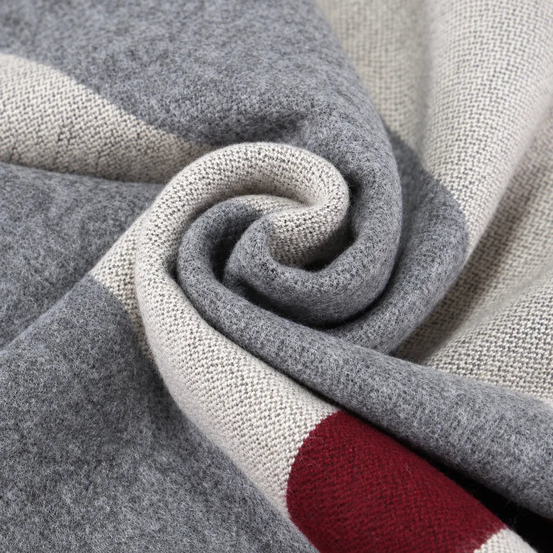 Elegant Color Block Scarf