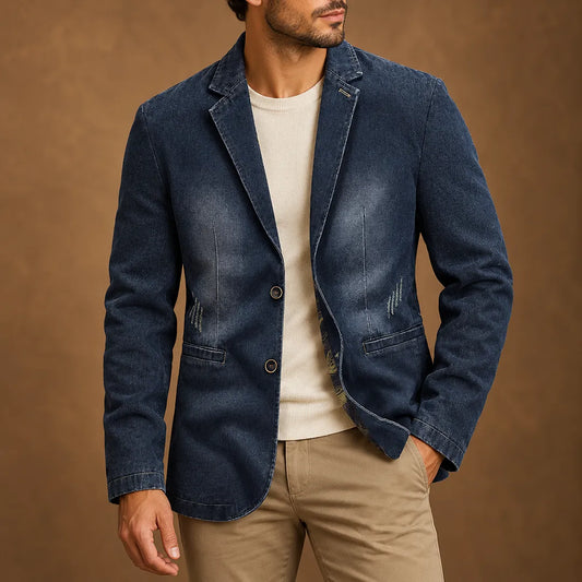 Patterned Casual Blazer