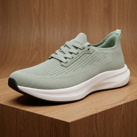 Ribbed Knit Sneakers