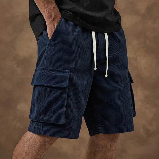 Ribbed Pocket Shorts
