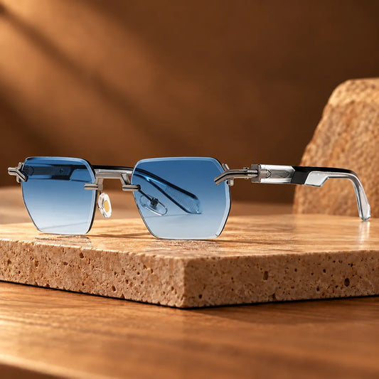 Rimless Square Sunglasses