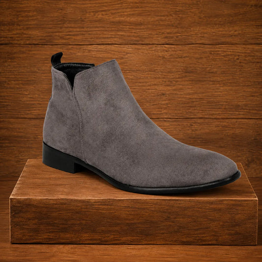 Square-Toe Ankle Boots