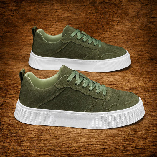 Suede Casual Court Sneakers