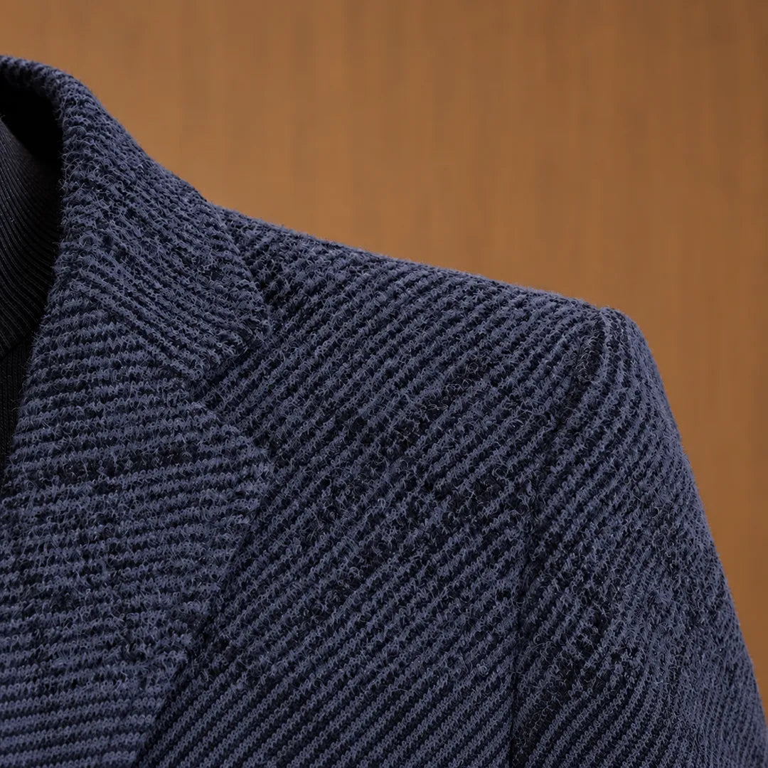Textured Check Blazer