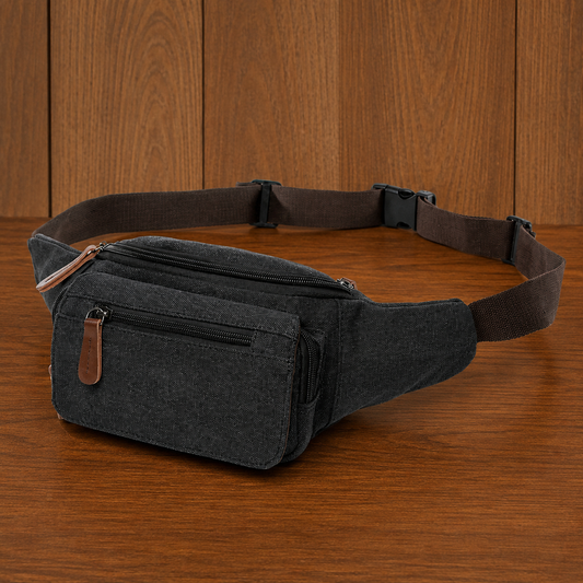 Canvas Waist Sling Bag