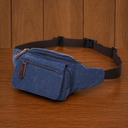 Canvas Waist Sling Bag