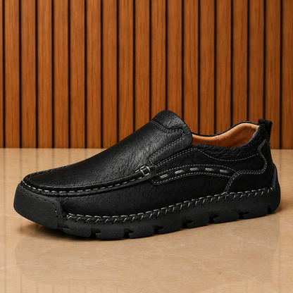 Comfortable Leather Slip-Ons