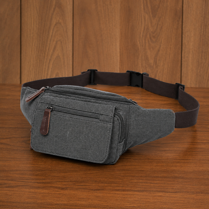 Canvas Waist Sling Bag