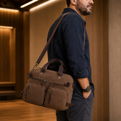 Premium Suede Weekender Bag