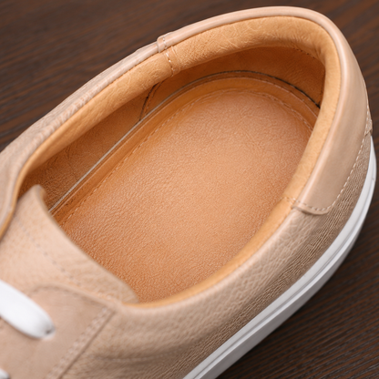 Premium Leather Lace Sneakers