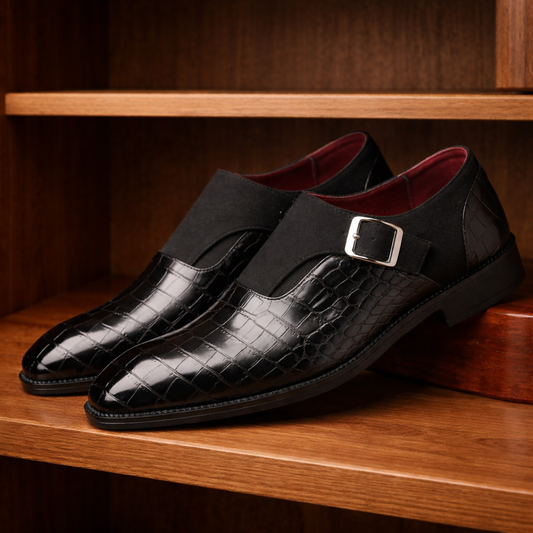 Low Heel Leather Shoes