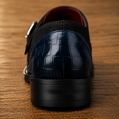 Modern Crocodile-Embossed Shoes