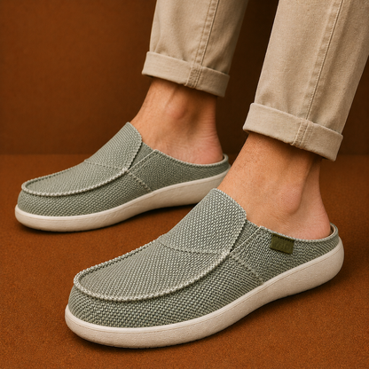 Woven Mule Slip-Ons