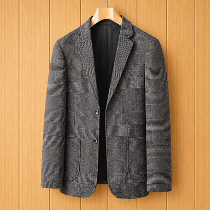 Modern Plaid Blazer
