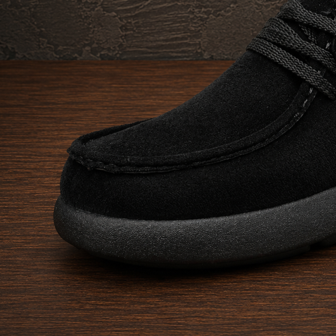 Soft Suede Lace-Up Shoes