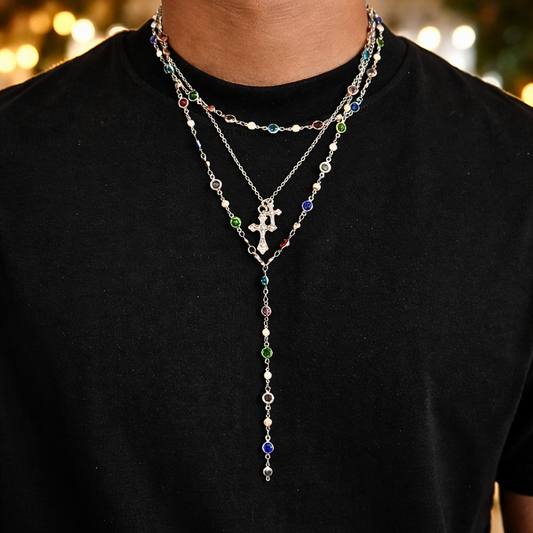 Statement Cross Necklace Set