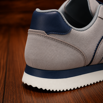 Textured Wave Lace-Up Sneakers