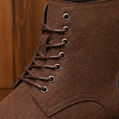 Leather Cap-Toe Boots