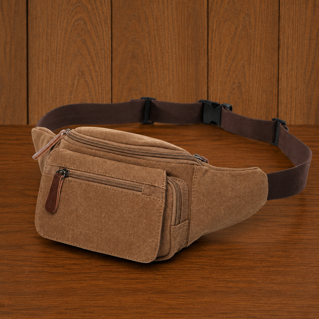 Canvas Waist Sling Bag