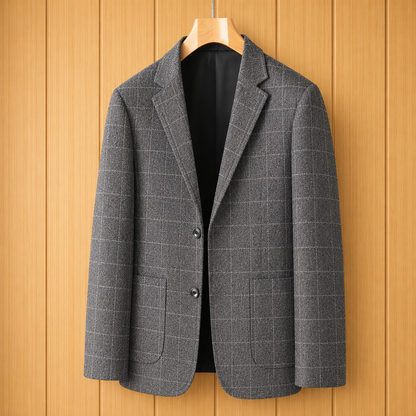 Modern Plaid Blazer