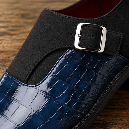 Modern Crocodile-Embossed Shoes