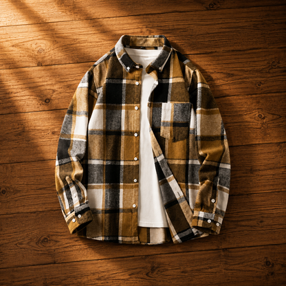 Plaid Button Shirt
