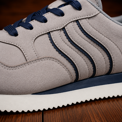 Textured Wave Lace-Up Sneakers