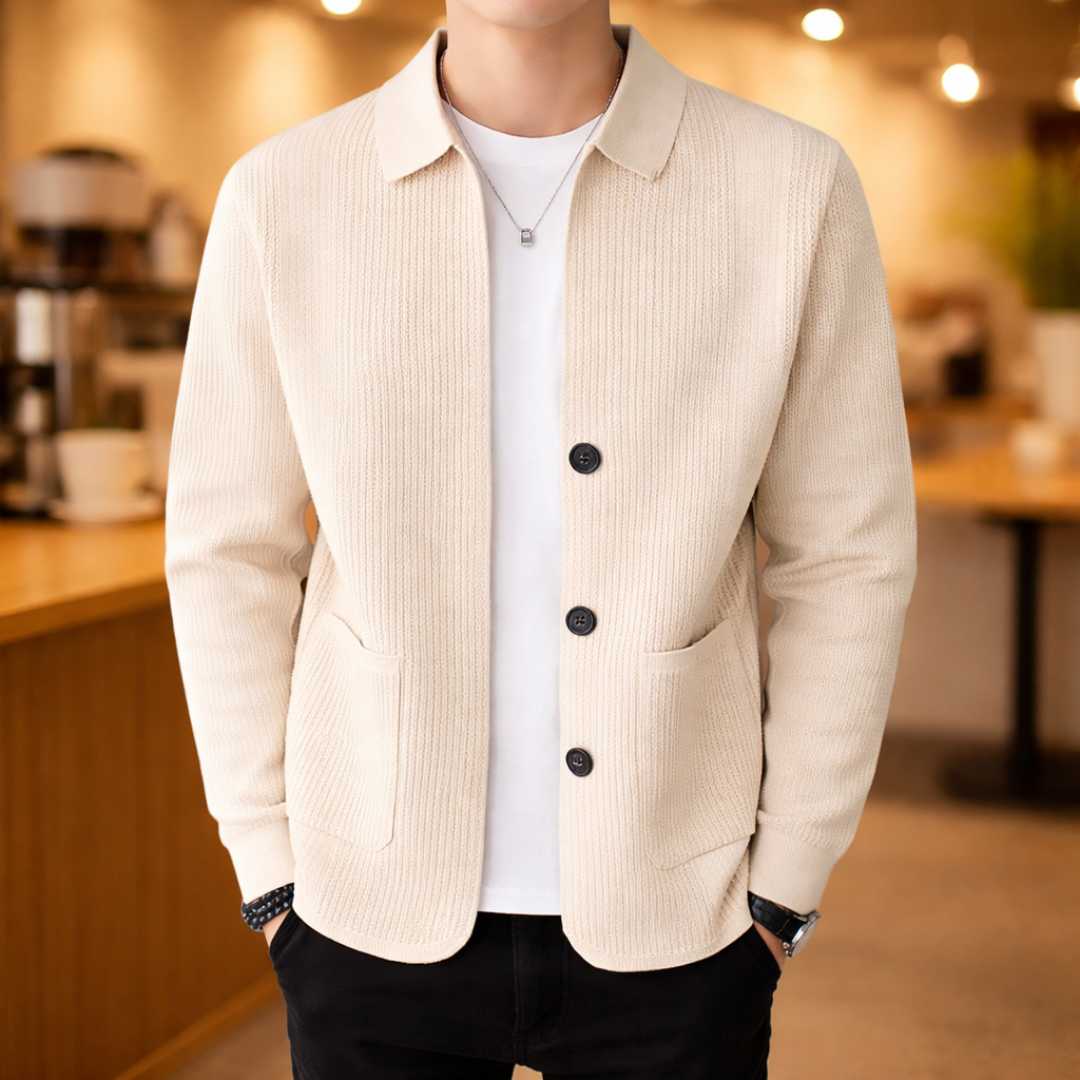 Ribbed Knit Cardigan