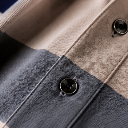 Horizontal Stripe Polo Shirt
