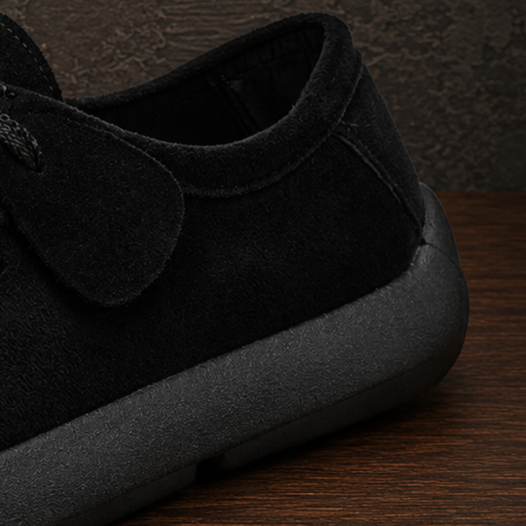 Soft Suede Lace-Up Shoes
