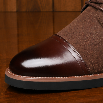Leather Cap-Toe Boots
