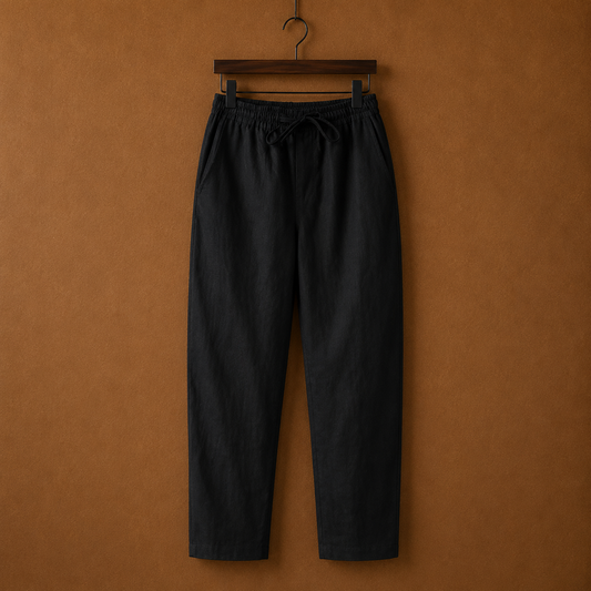Ramie Drawstring Pants
