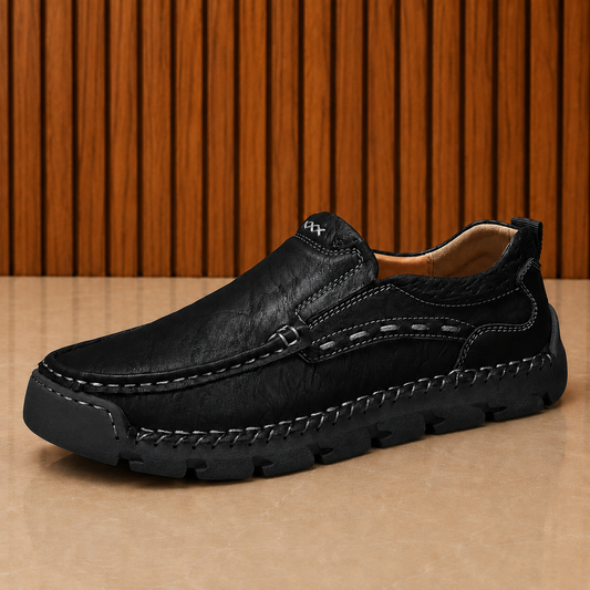 Comfortable Leather Slip-Ons
