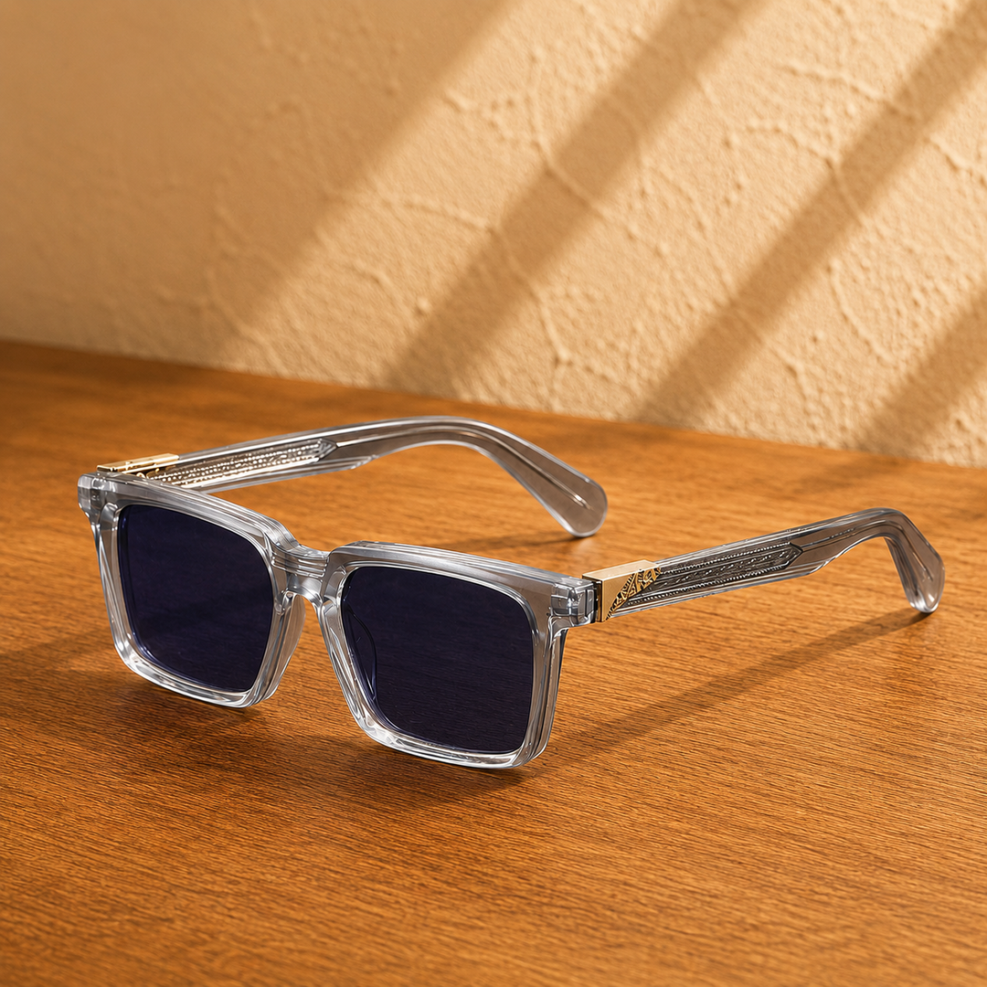 Refined Square Frame Sunglasses