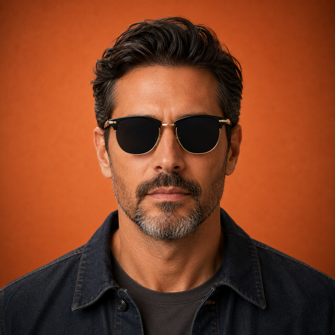 Classic Round Frame Sunglasses