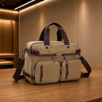 Premium Suede Weekender Bag