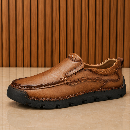 Comfortable Leather Slip-Ons