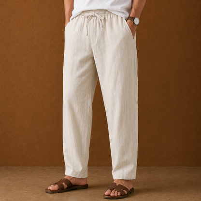 Ramie Drawstring Pants