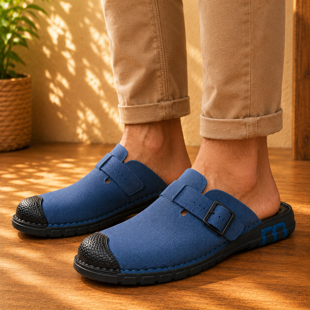 Casual Buckle Clogs