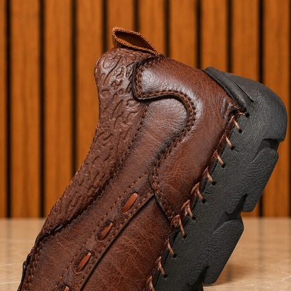 Comfortable Leather Slip-Ons