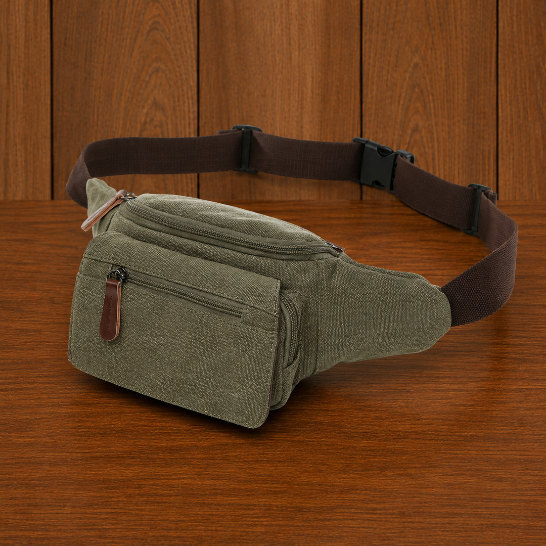 Canvas Waist Sling Bag