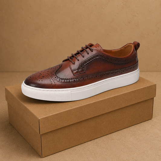Luxury Brogue Sneakers
