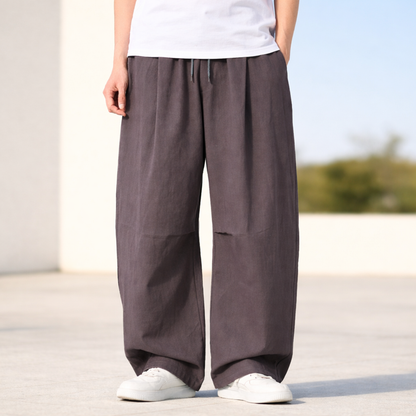 Retro Wide-leg Trousers