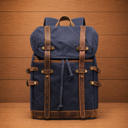 Vintage Canvas Travel Backpack