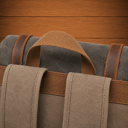 Vintage Canvas Travel Backpack